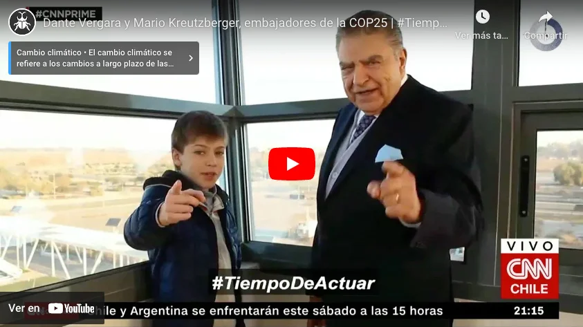 Reportaje de CNN Chile sobre Dante Vergara y Bichología en julio de 2019